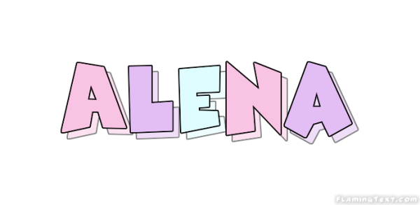 Алена надпись