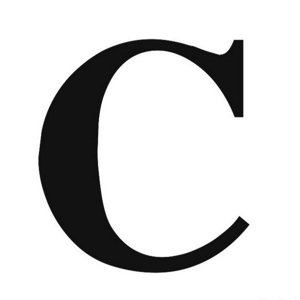 Буквы на белом фоне