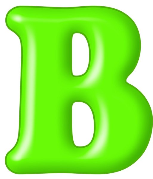 Красивые разноцветные буквы