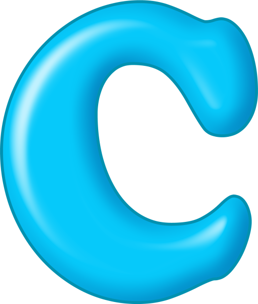 Объемные цветные буквы