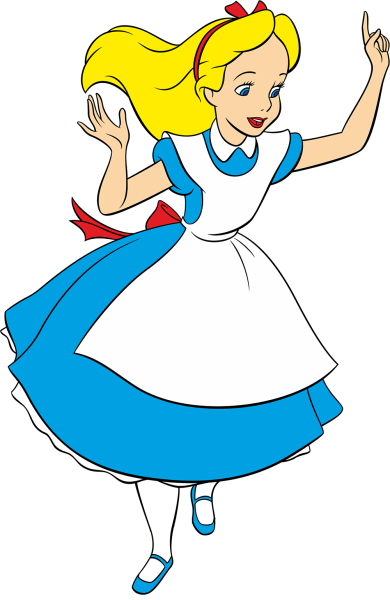 Alice на прозрачном фоне