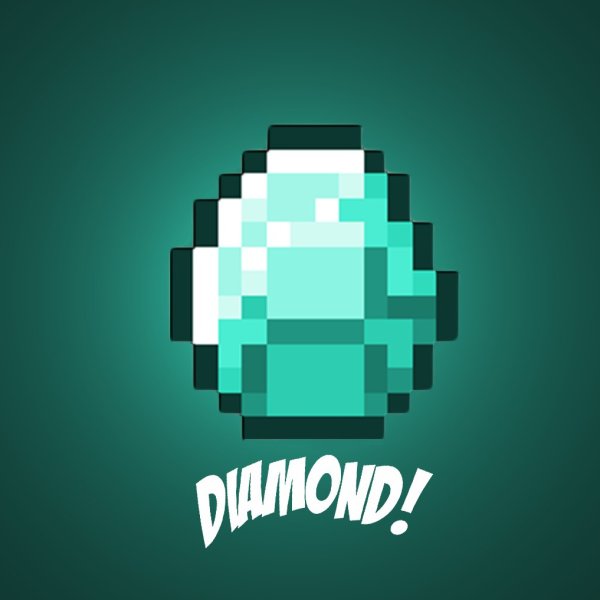 Алмаз из МАЙНКРАФТА