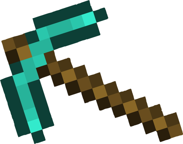 Алмазная кирка майнкрафт