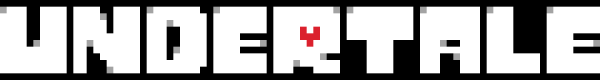 Андертейл надпись без фона