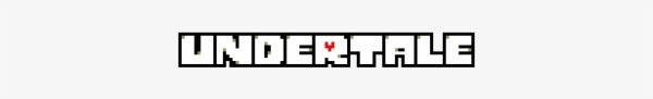 Андертейл надпись без фона