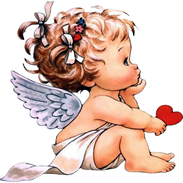 Ангелочек с крыльями