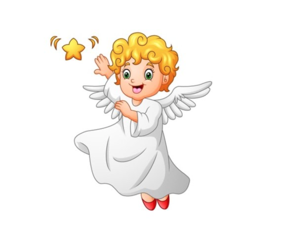 Ангелочек мультяшный
