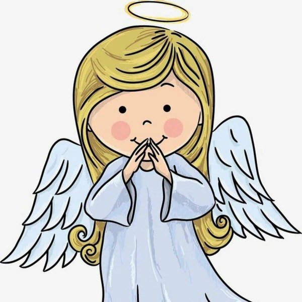Ангел мультяшный