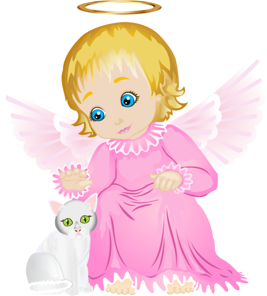 Ангелочек рисунок