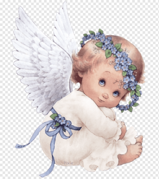 Ангел на прозрачном фоне