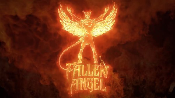 Падший ангел надпись
