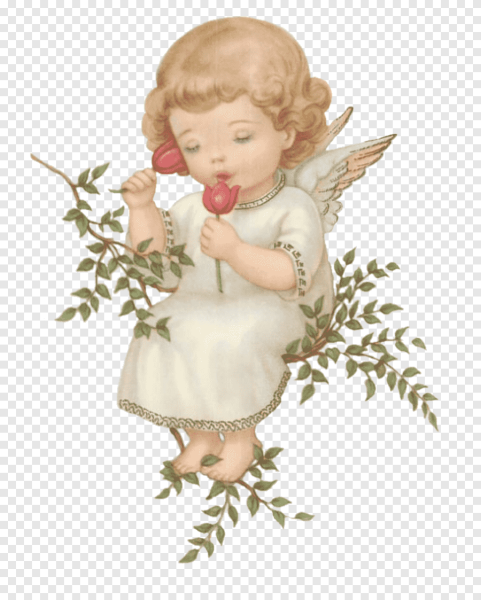 Ангелочки на прозрачном фоне