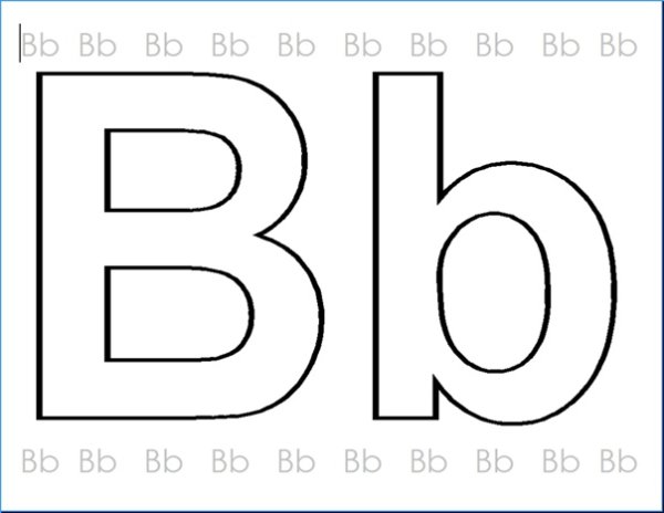 Английская буква b