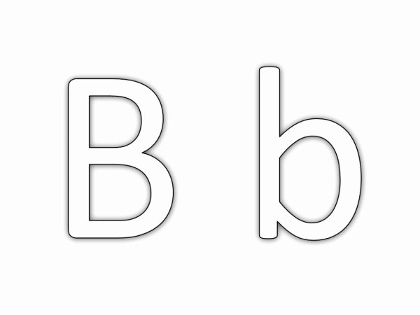 Английская буква b