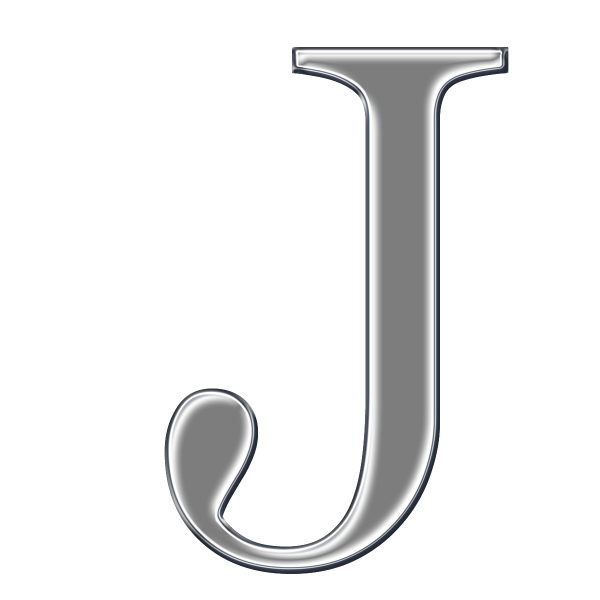 Трафарет буквы j