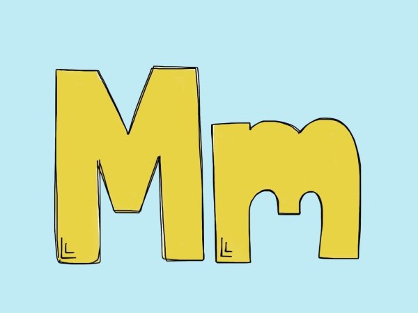 Английская буква m