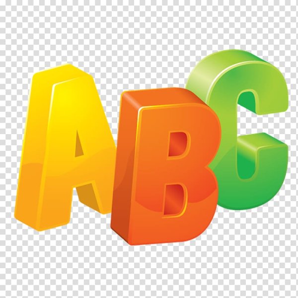 Объемные буквы вектор