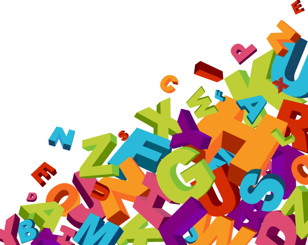 Буквы русского алфавита россыпь