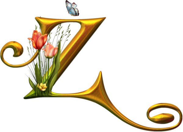 Красивые буквы на прозрачном фоне