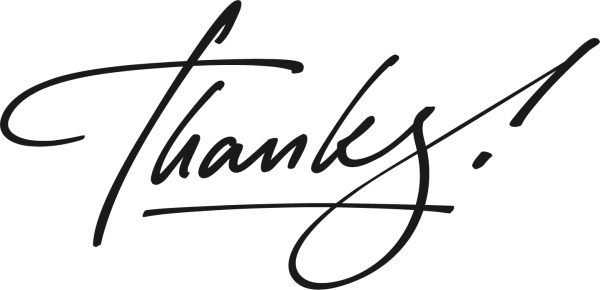 Подпись на английском