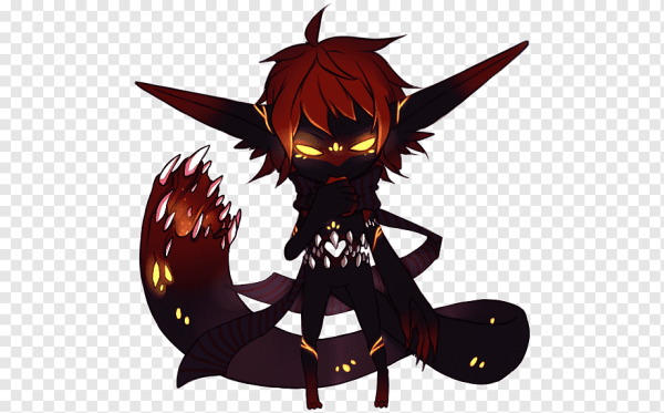 Аниме демон прозрачный фон