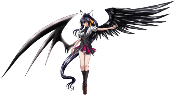 Акено Химэдзима с крыльями