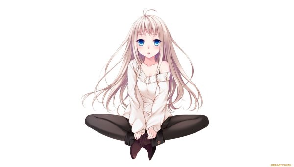 Аниме сидит