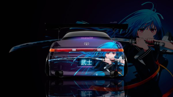 Toyota Mark 2 jzx90 anime