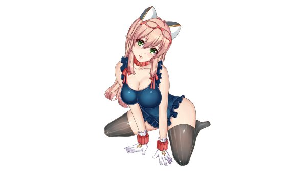 Тянки на белом фоне