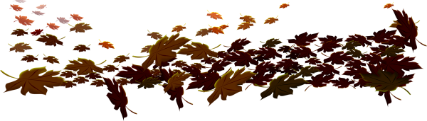 Аниме листва на прозрачном фоне