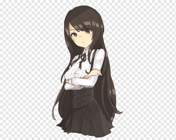 Аниме девушки на прозрачном фоне