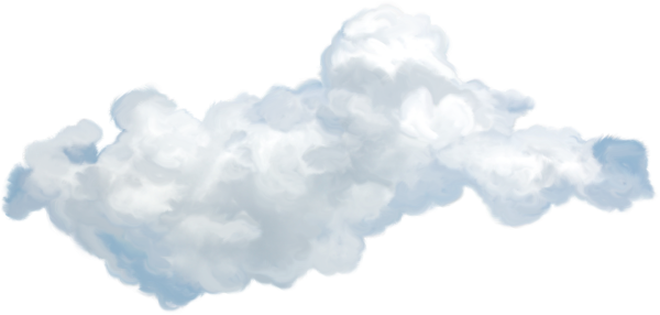 Облака на прозрачном фоне