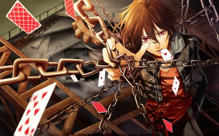 Амнезия аниме красный