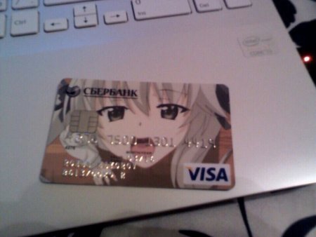 Аниме банковская карта