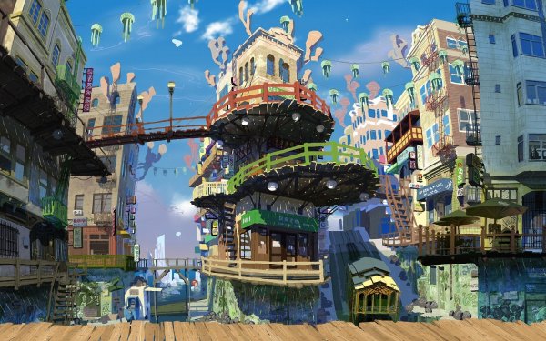 Архитектура Хаяо Миядзаки