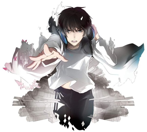 Аниме парень рендер