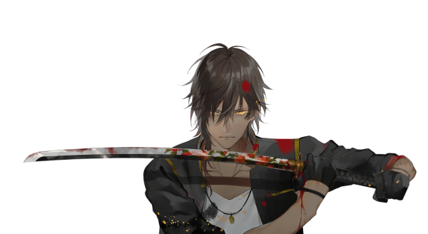 Аниме персонажи с катанами