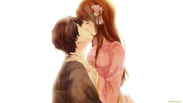 Аниме поцелуй