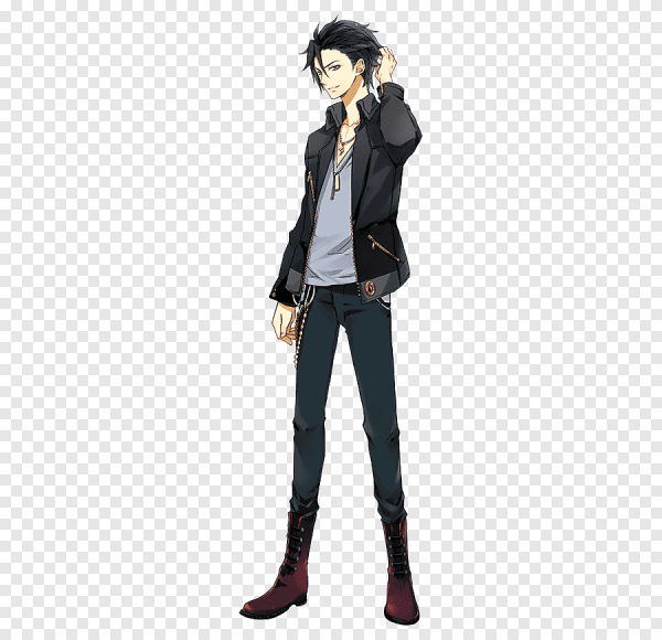 Аниме парни в полный рост