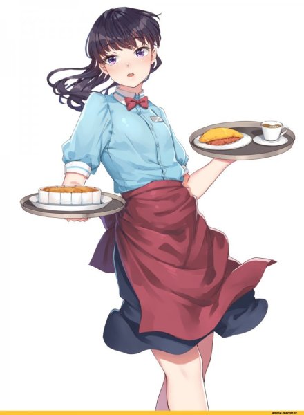 Аниме тянка официантка
