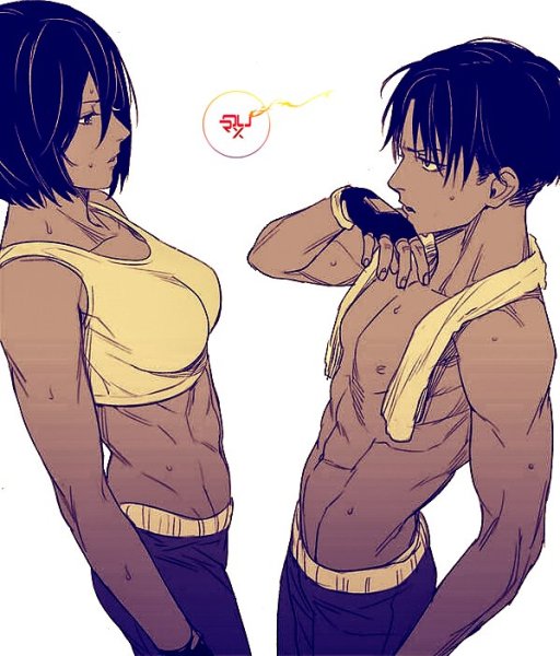 Микаса Аккерман мускулы