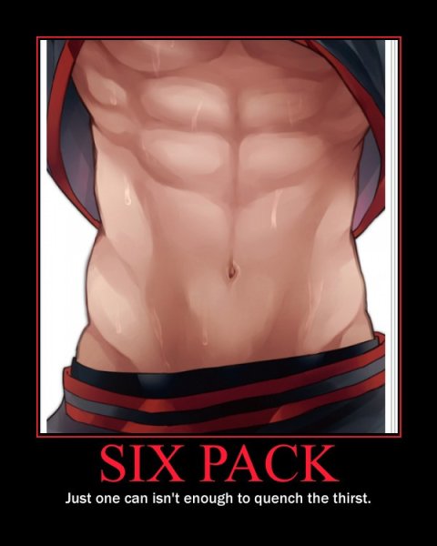 Аниме парни с прессом арты