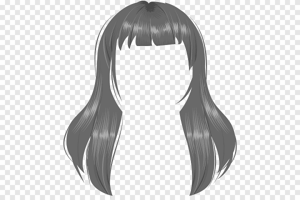 Аниме волосы на прозрачном фоне