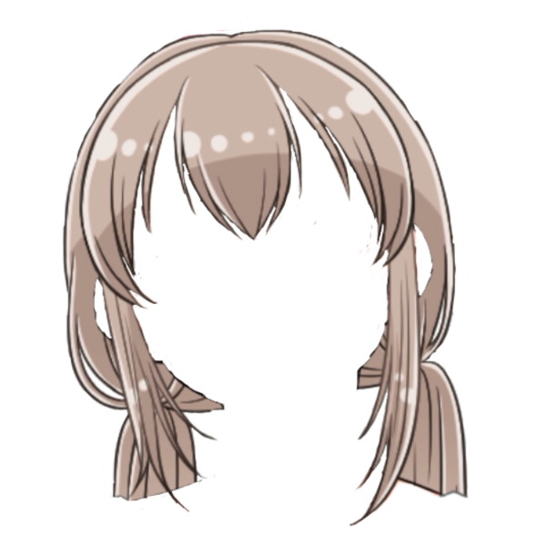 Волосы из аниме для фотошопа