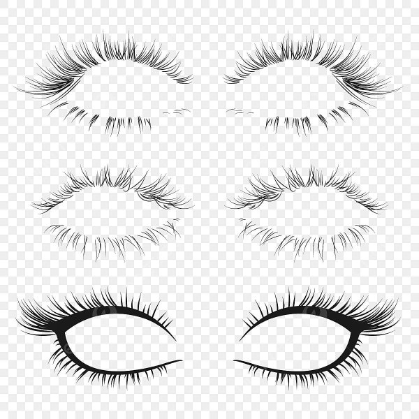 Ресницы рисунок