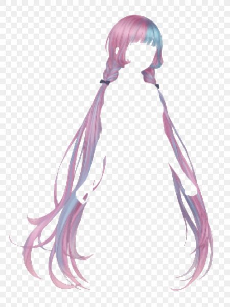 Аниме причёски для девушек на прозрачном фоне