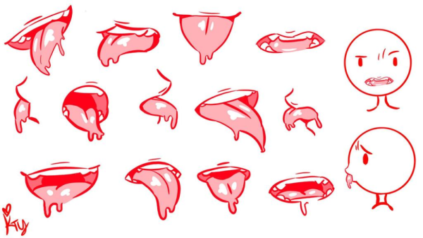 Рот для рисования