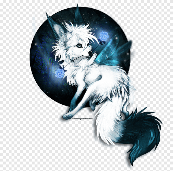 Аниме животные волки