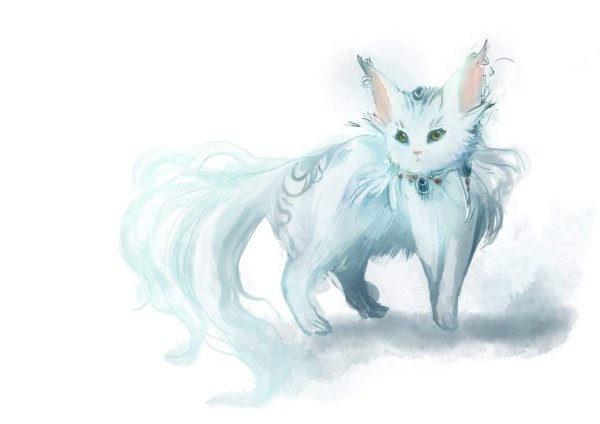 Белая лисица Кицунэ