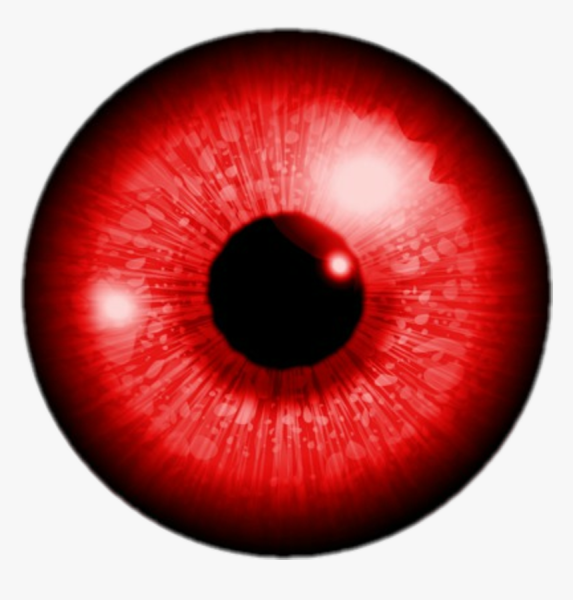 Красный зрачок человеческого глаза